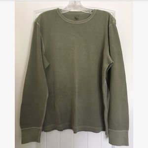 J.Crew Men’s “Broken In” Waffle Weave Pullover